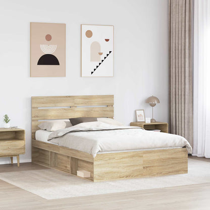 Struttura del letto Sonoma 140 x 190 cm Pino massello | homemem39