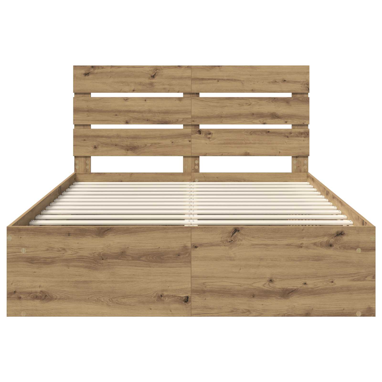 Struttura del letto Rovere Artigianale 140 x 190 cm | homemem39