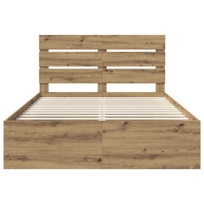 Struttura del letto Rovere Artigianale 140 x 190 cm | homemem39