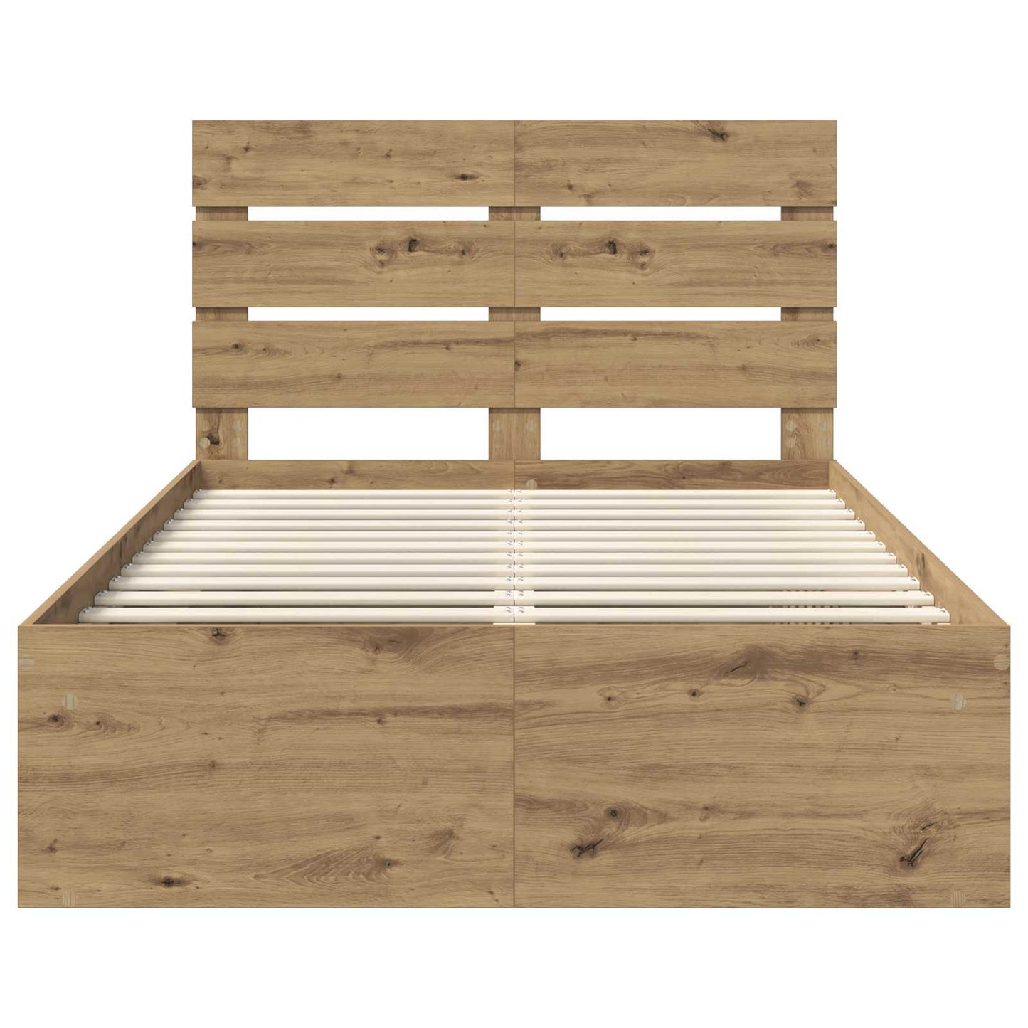 Struttura del letto Rovere Artigianale 135 x 190 cm | homemem39