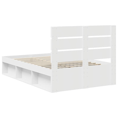 Struttura del letto Bianco 120 x 200 cm Pino massello | homemem39