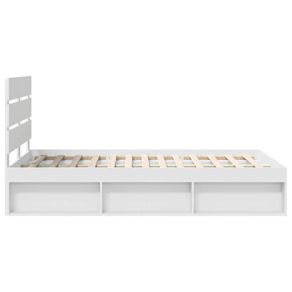 Struttura del letto Bianco 120 x 200 cm Pino massello | homemem39