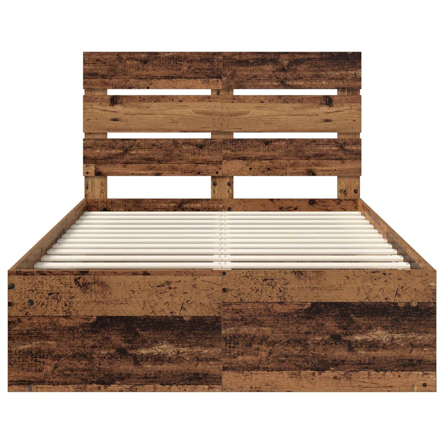 Struttura del letto Legno vecchio 120 x 200 cm Pino massello | homemem39