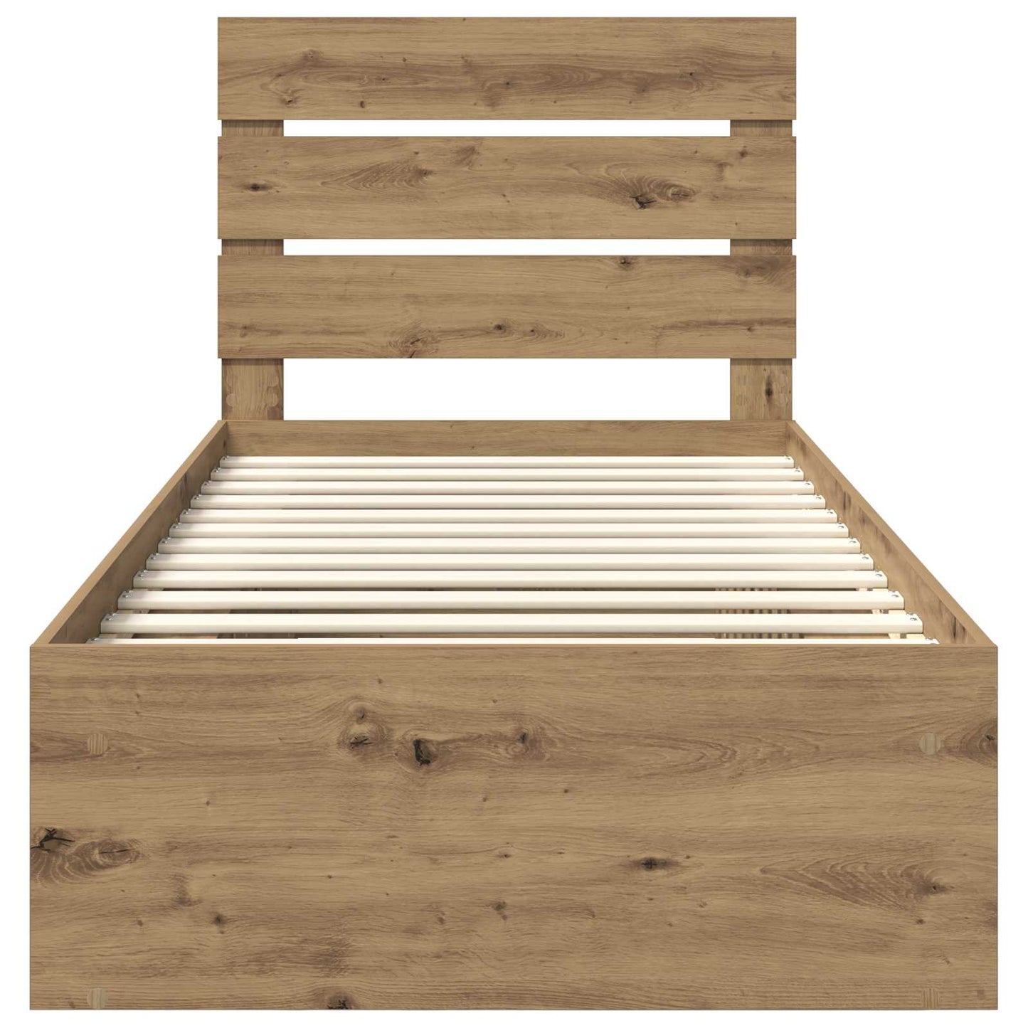 Struttura del letto Rovere Artigianale 100 x 200 cm | homemem39