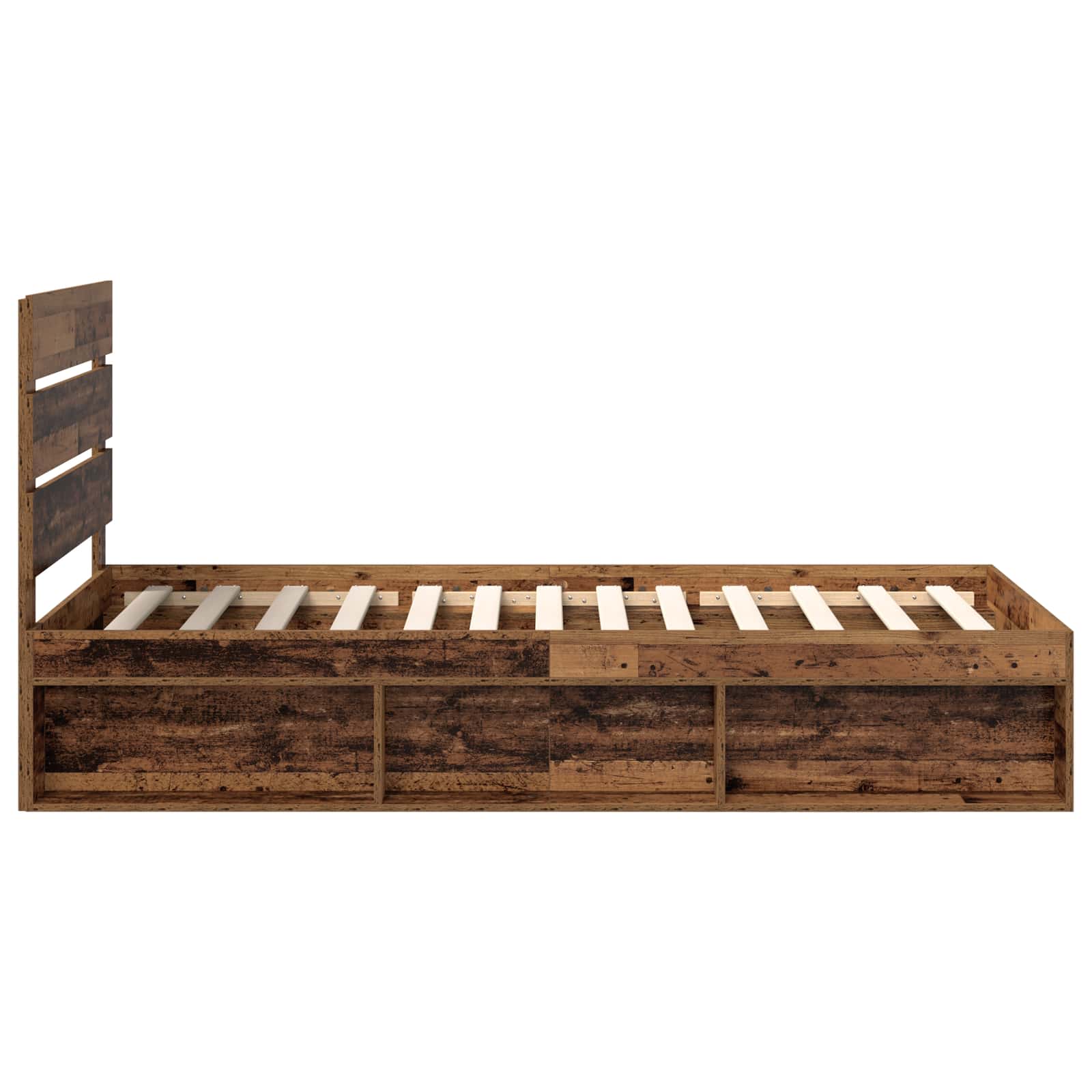 Struttura del letto Legno vecchio 90 x 200 cm Pino massello | homemem39