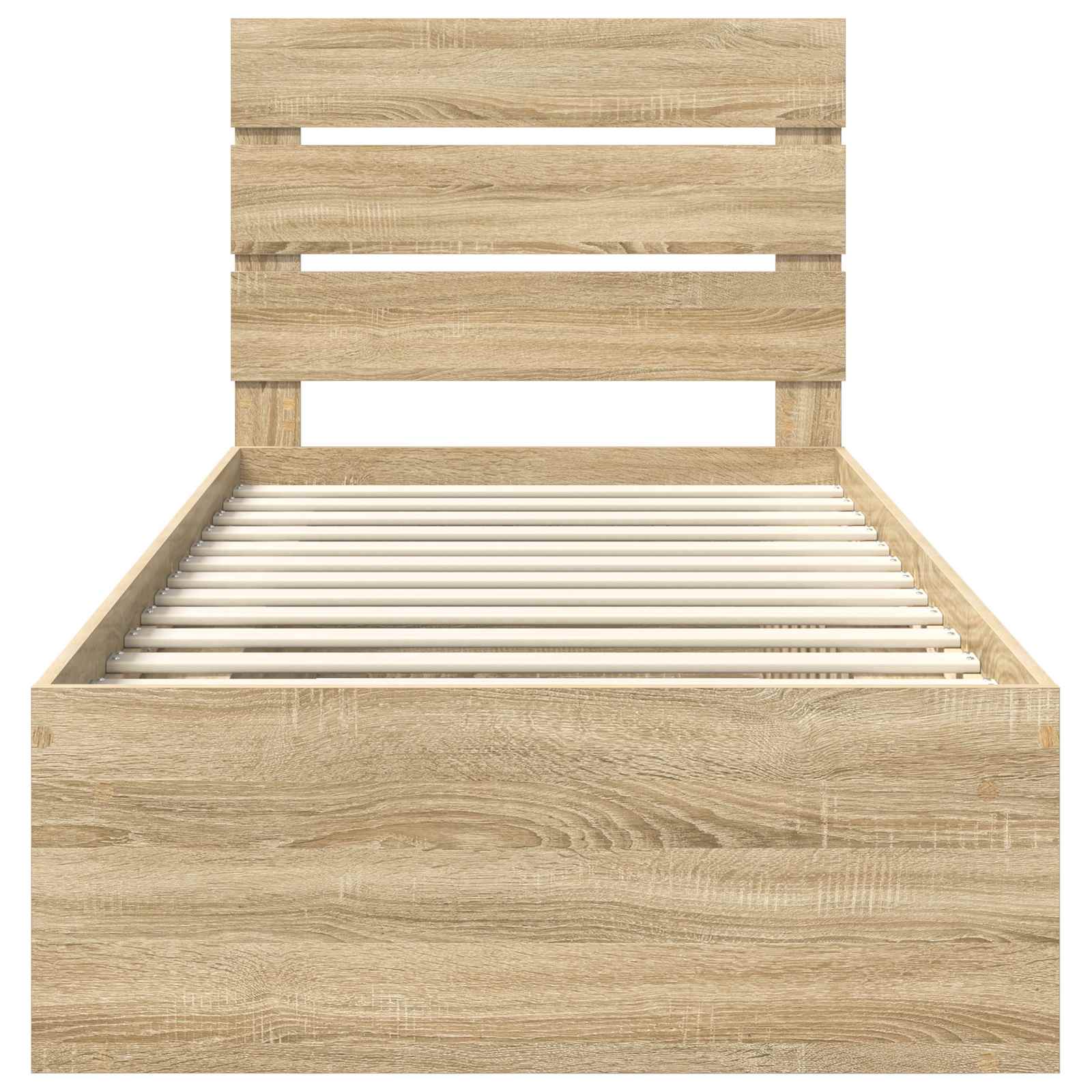 Struttura del letto Rovere Sonoma 75 x 190 cm Pino massello | homemem39