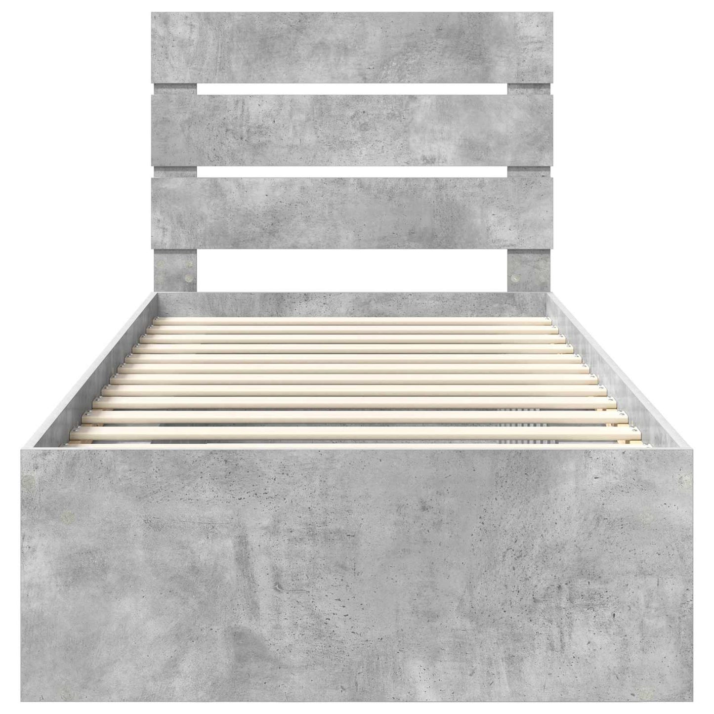 Struttura del letto Grigio Concretè 75 x 190 cm Pino massello | homemem39