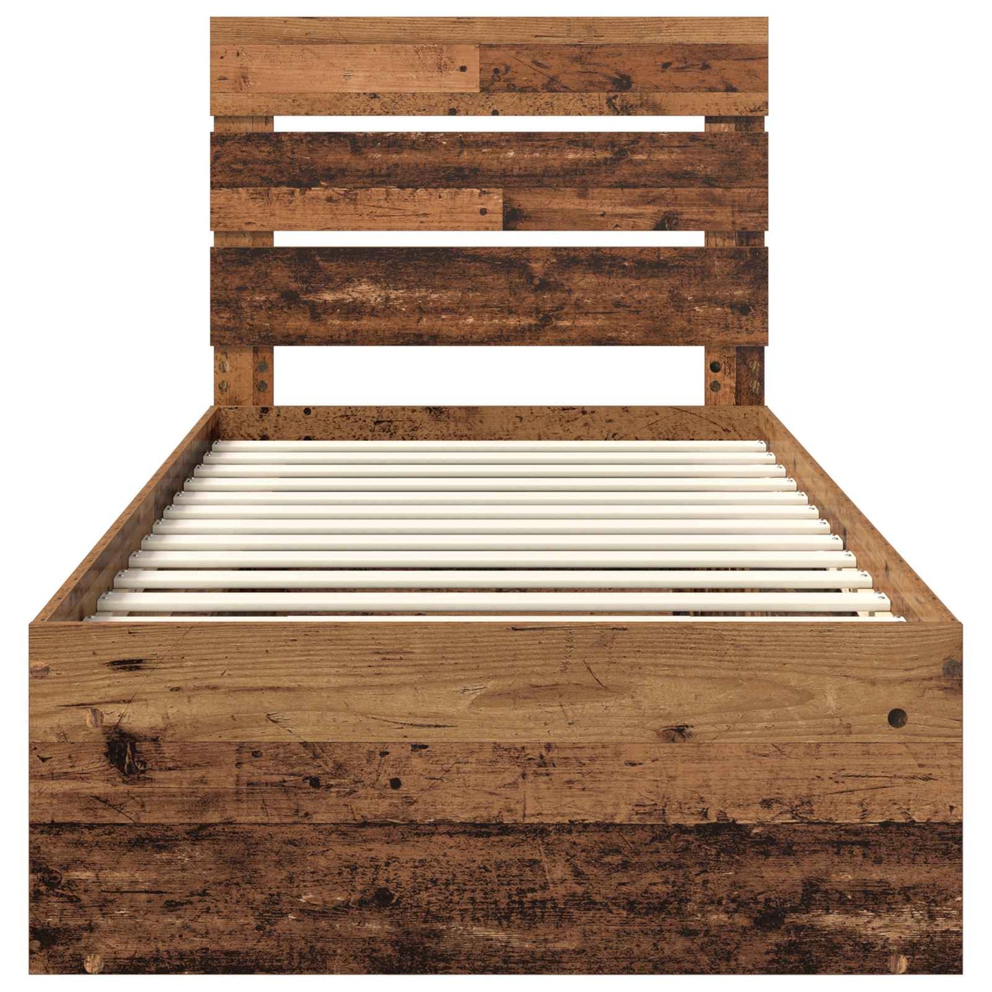 Struttura del letto Legno vecchio 75 x 190 cm Pino massello