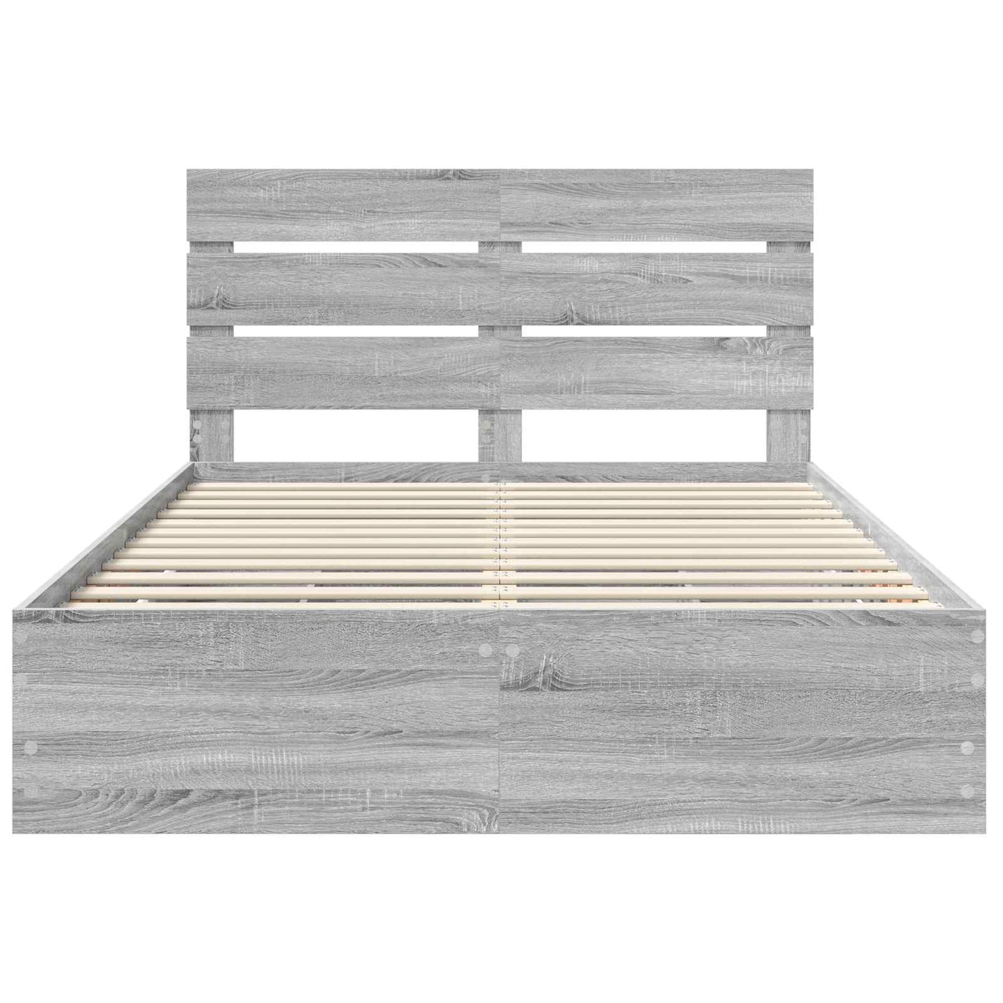 Struttura del letto con cassetto Grigio Sonoma 150 x 200 cm | homemem39