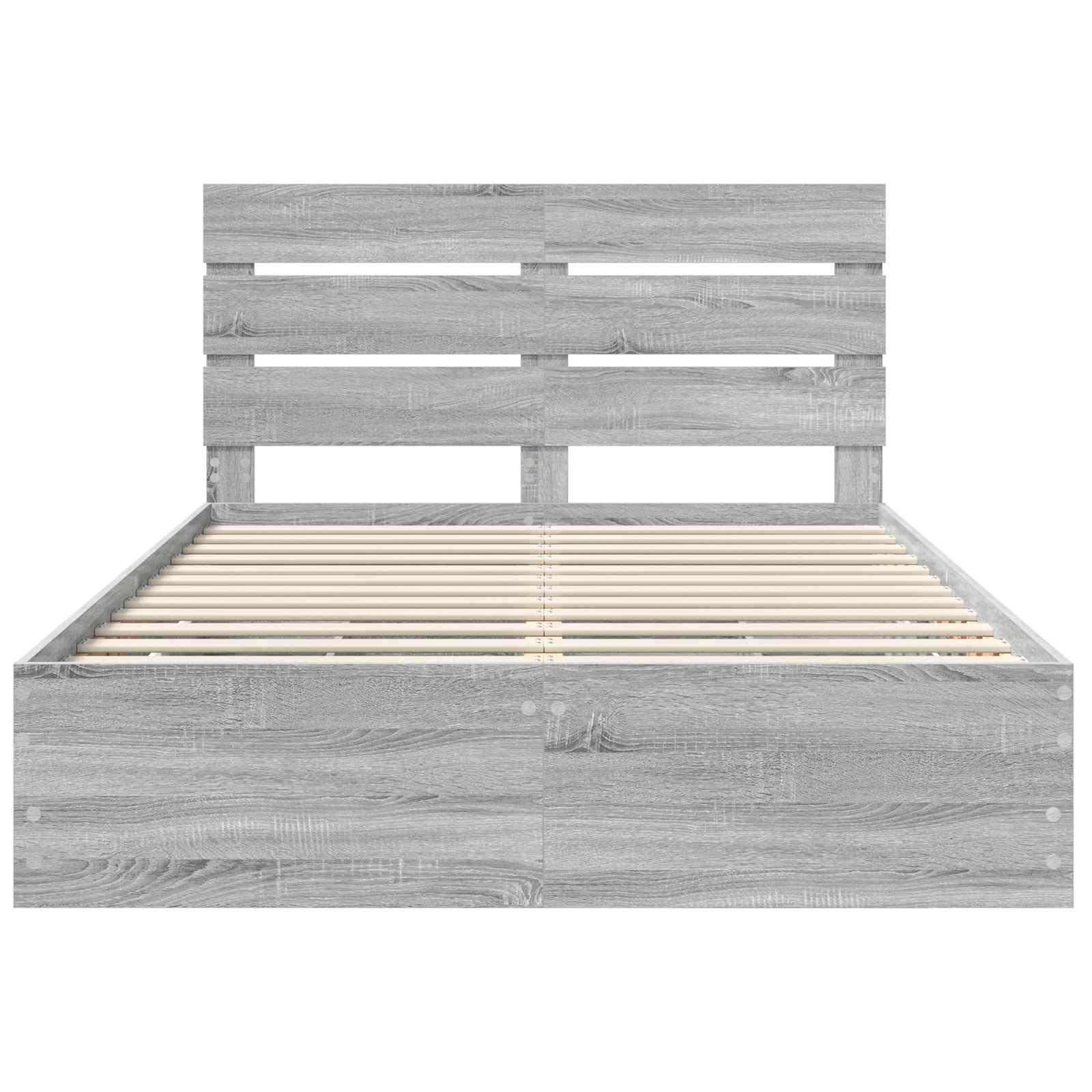 Struttura del letto con cassetto Grigio Sonoma 150 x 200 cm | homemem39