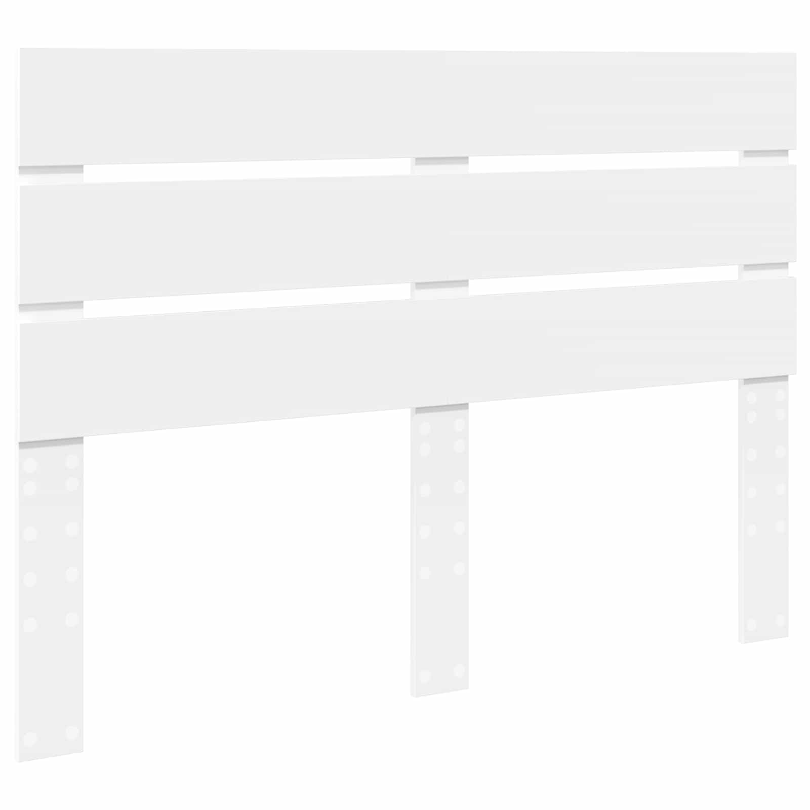 Struttura del letto Bianco 140 x 190 cm Legno Ingegnerizzato | homemem39