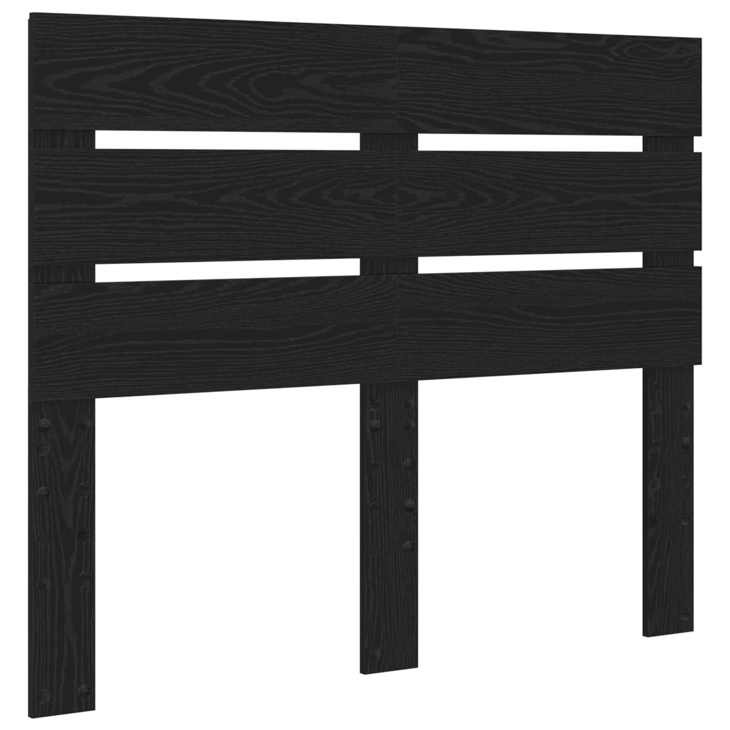 Struttura del letto Rovere Nero 120 x 190 cm Legno multistrato | homemem39