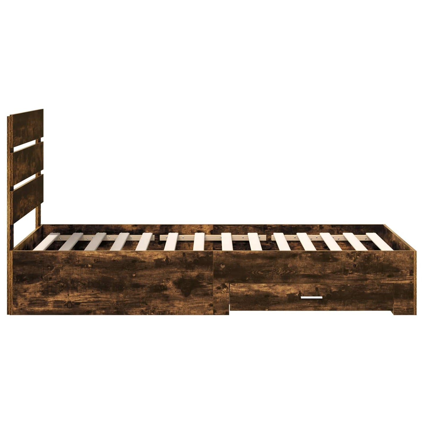 Struttura del letto Rovere fumé 90 x 200 cm Legno multistrato