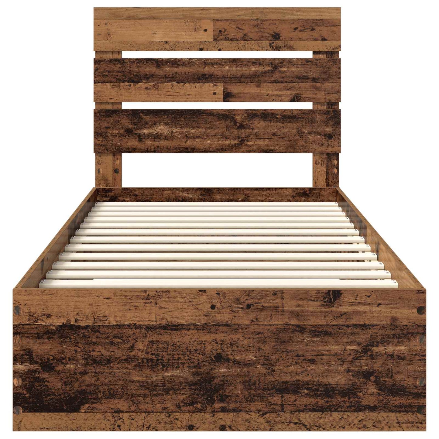 Struttura del letto Legno vecchio 90 x 190 cm Legno multistrato | homemem39