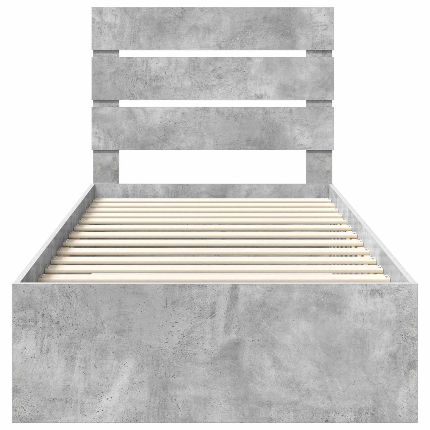 Struttura del letto Grigio Certo e Argento 70 x 190 cm