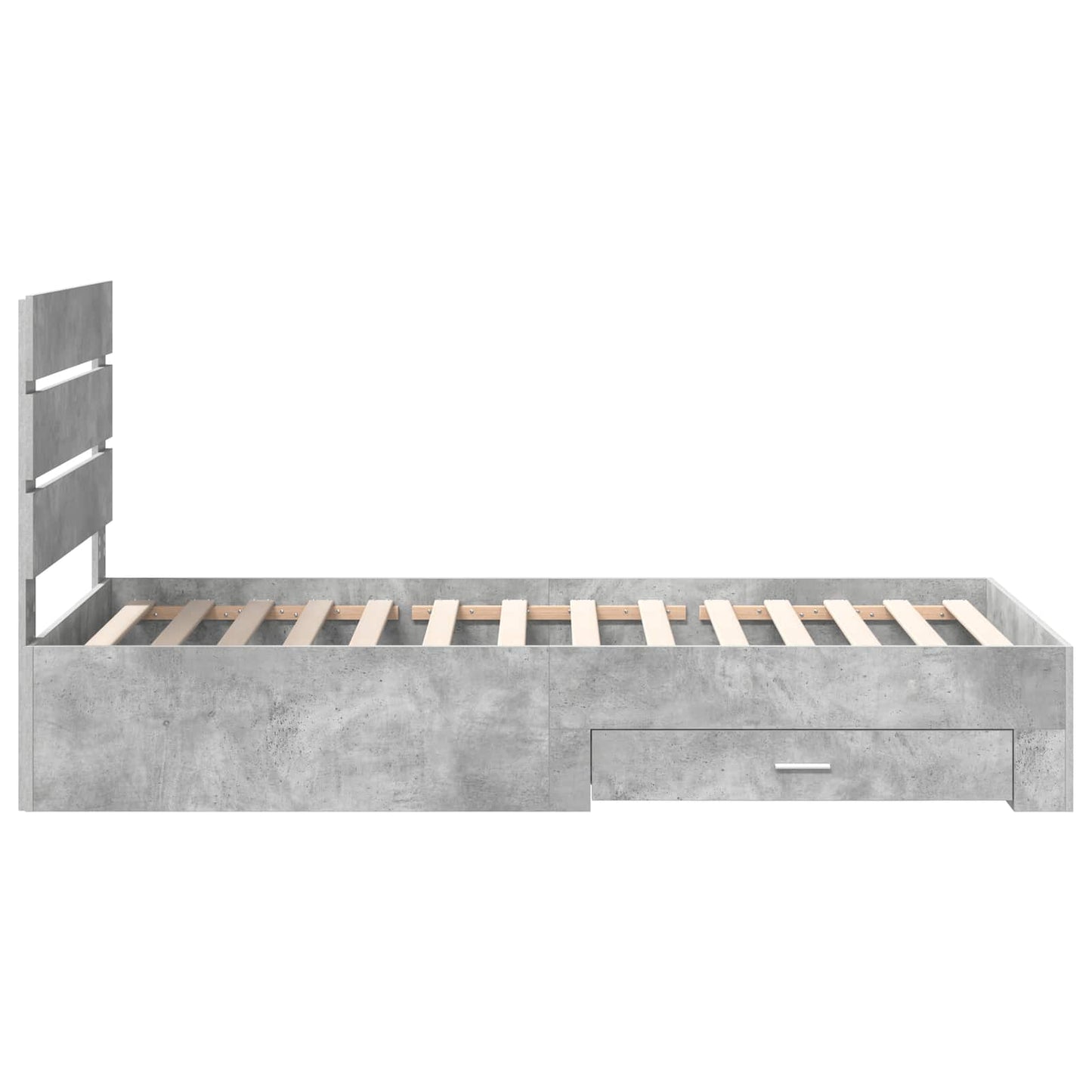 Struttura del letto Grigio Certo e Argento 70 x 190 cm | homemem39