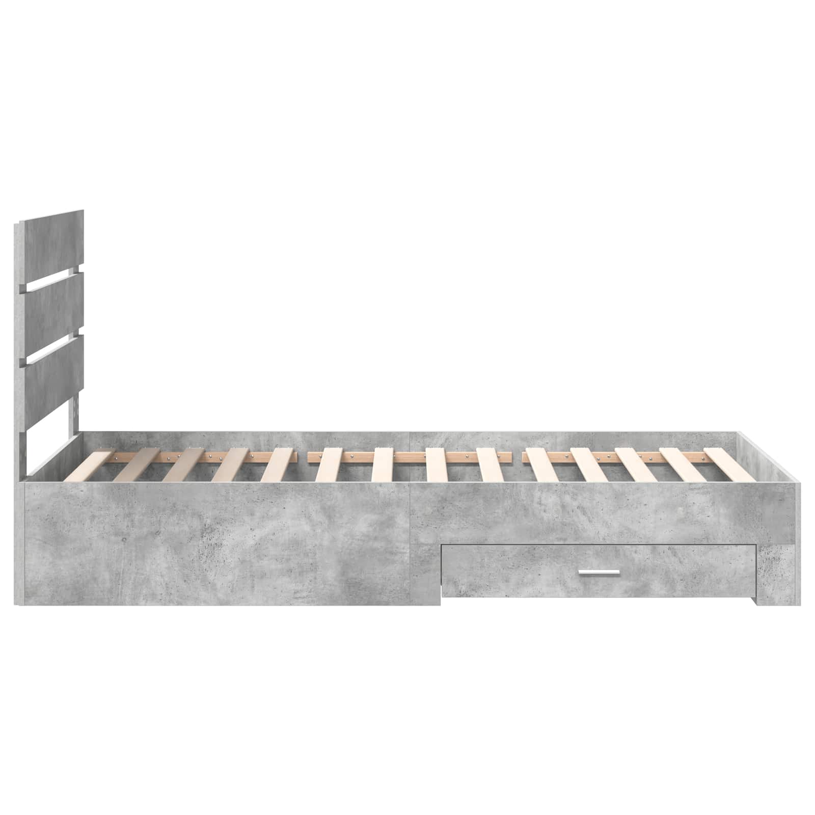 Struttura del letto Grigio Certo e Argento 70 x 190 cm | homemem39