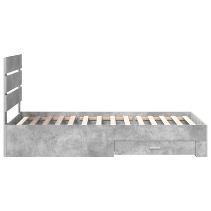 Struttura del letto Grigio Certo e Argento 70 x 190 cm | homemem39