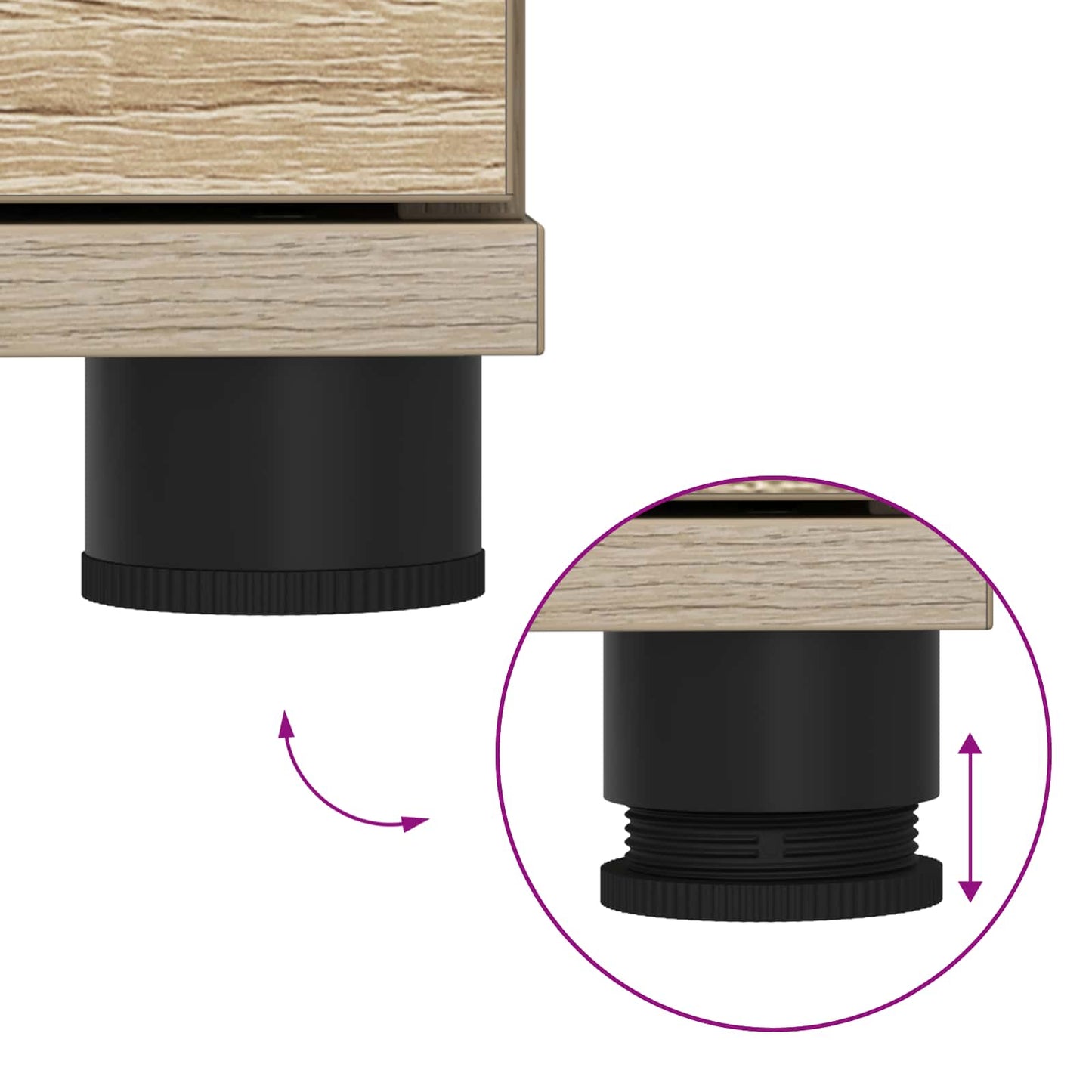 Panca per ingresso con cuscino Rovere Sonoma 60 x 38 x 46 cm