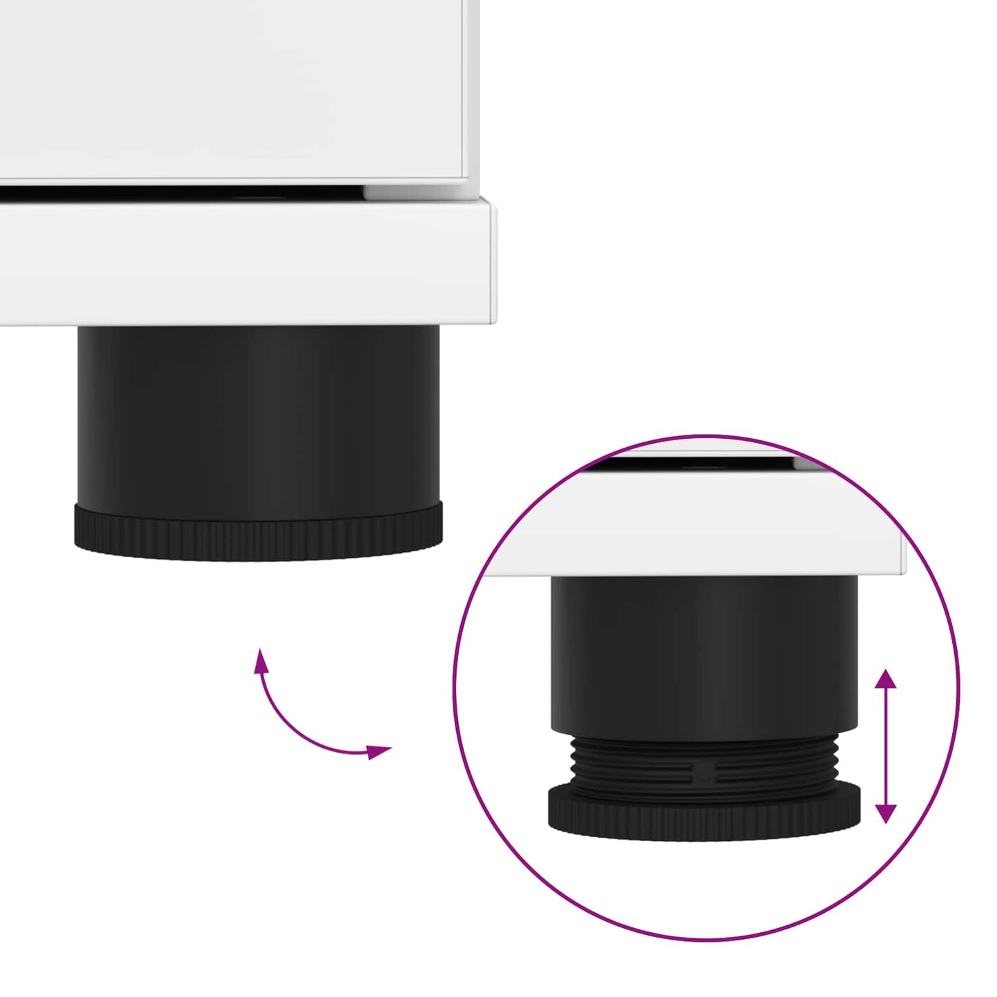 Panca per ingresso con cuscino Bianco 80 x 38 x 46 cm