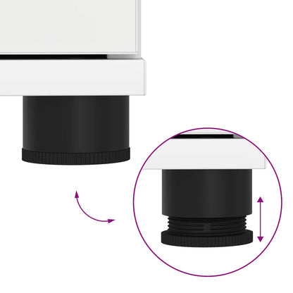 Panca per ingresso con cuscino Bianco 80 x 38 x 46 cm