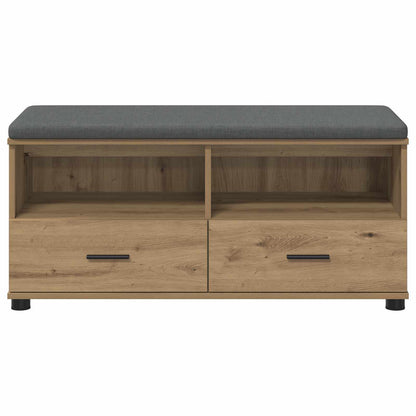 Panca per ingresso Rovere artigianale 100 x 38 x 46 cm