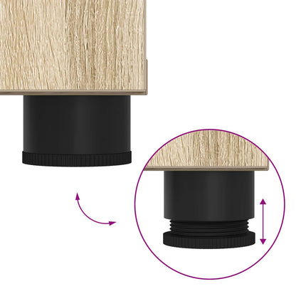 Panca per ingresso con cuscino Rovere Sonoma 60 x 38 x 46 cm