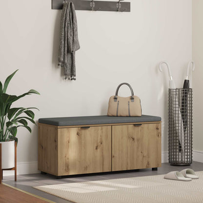 Panca per ingresso Rovere artigianale 100 x 38 x 46 cm