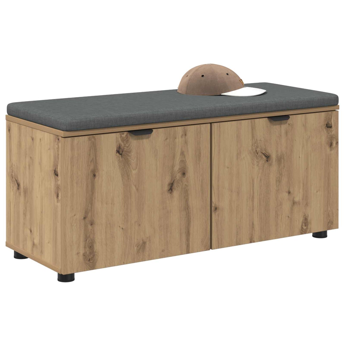 Panca per ingresso Rovere artigianale 100 x 38 x 46 cm