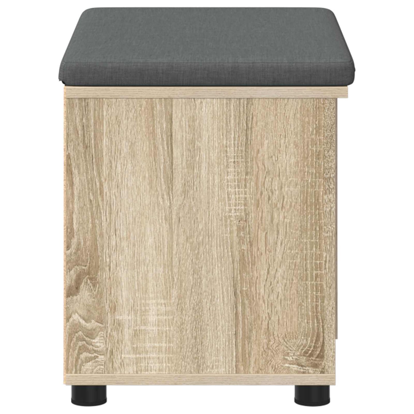 Panca per ingresso con cuscino Rovere Sonoma 60 x 38 x 46 cm