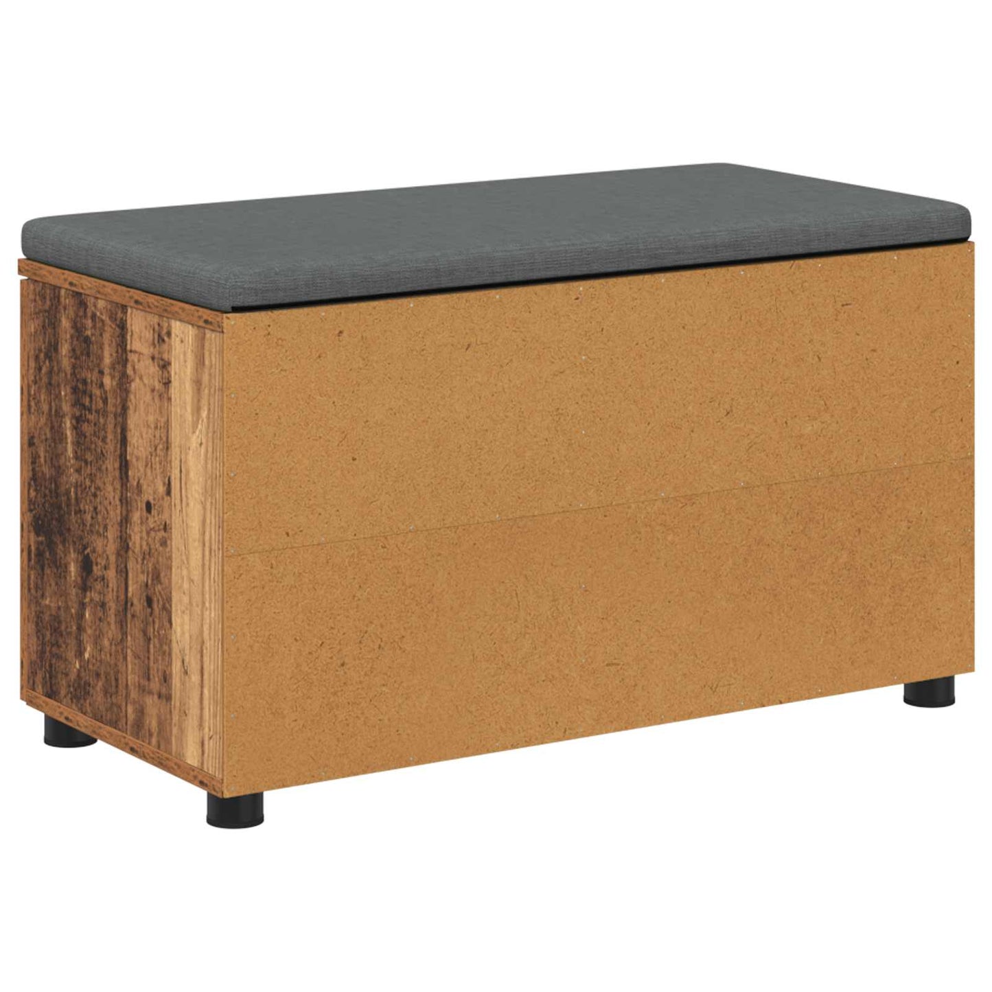 Panca per ingresso con cuscino Legno vecchio 80 x 38 x 46 cm