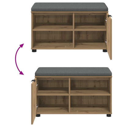 Panca per ingresso Rovere Artigianale 80 x 38 x 46 cm | homemem39