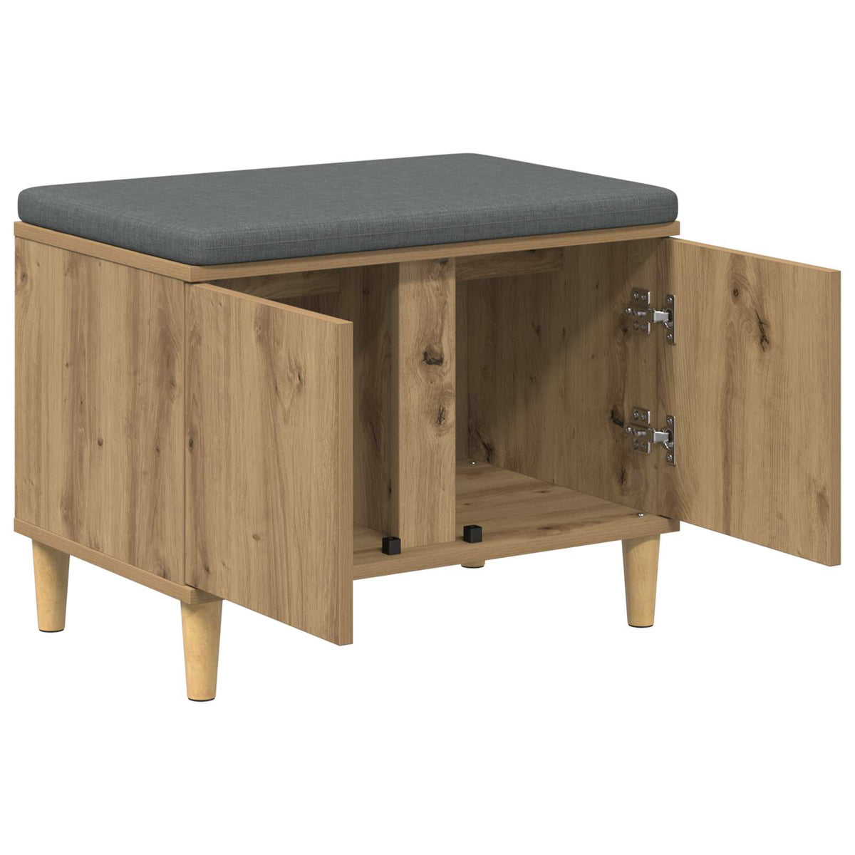 Panca per ingresso Rovere Artigianale 60 x 38 x 46 cm - homemem39