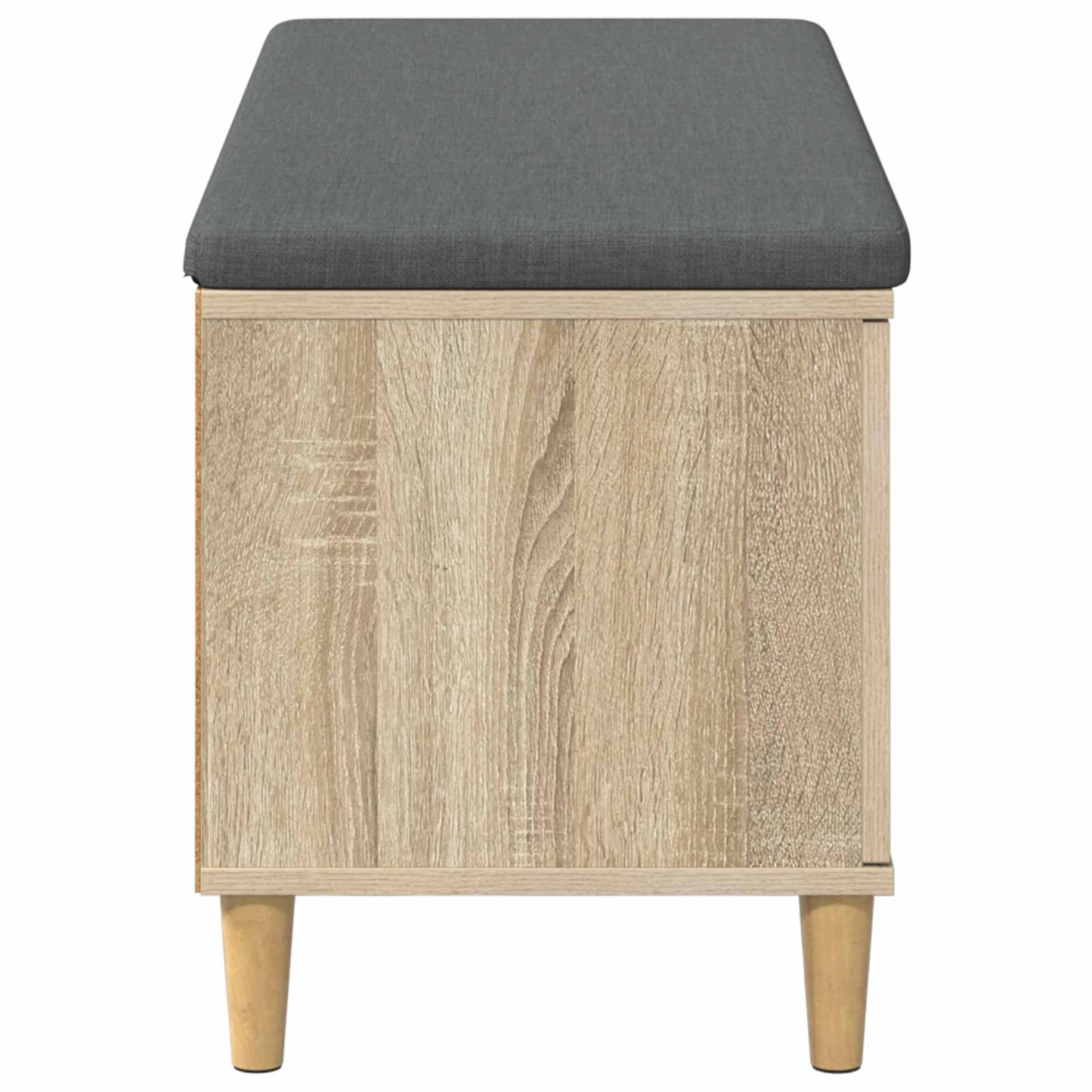 Panca per ingresso con cuscino Rovere Sonoma 60 x 38 x 46 cm