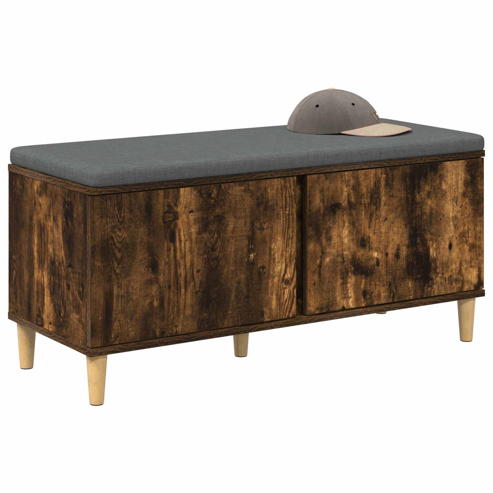 Panca per ingresso Quercia Affumicata 100 x 38 x 46 cm | homemem39