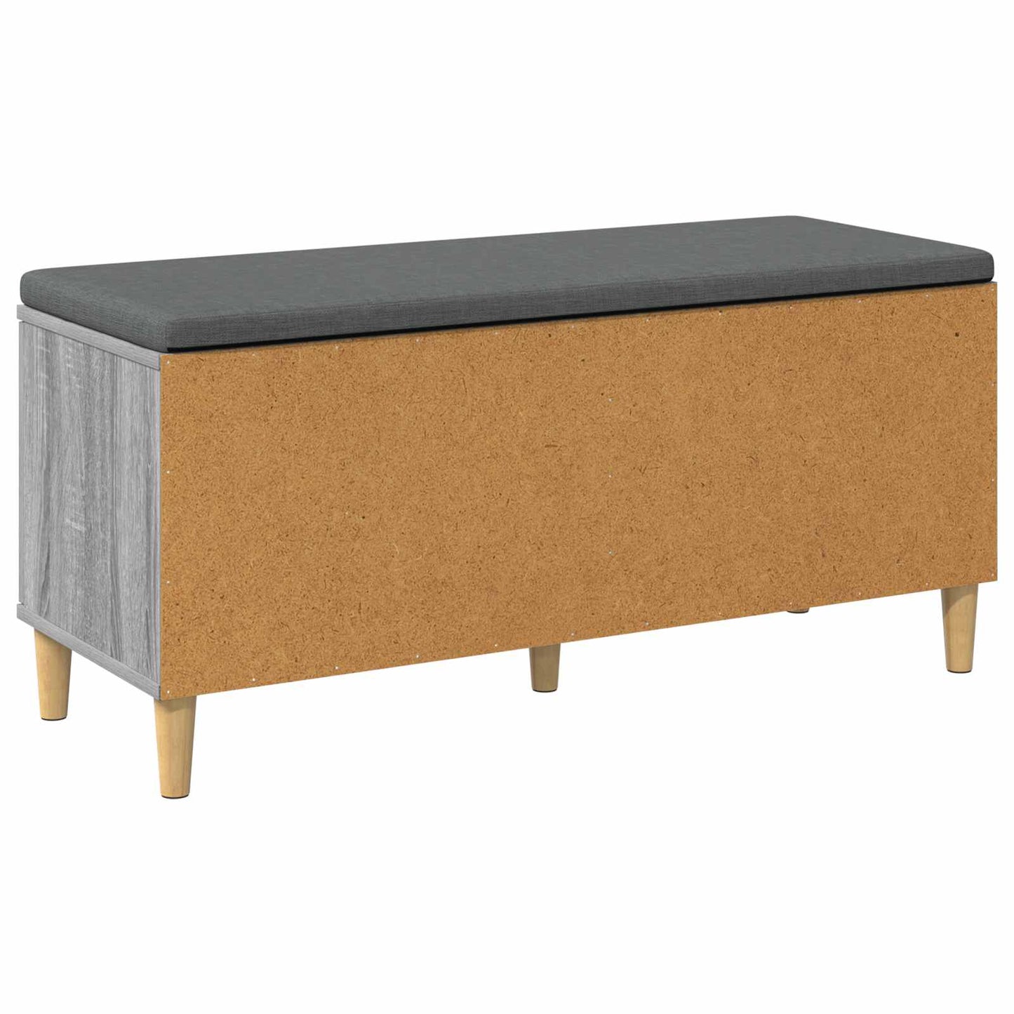 Panca per ingresso con cuscino Sonoma grigia 100 x 38 x 46 cm | homemem39