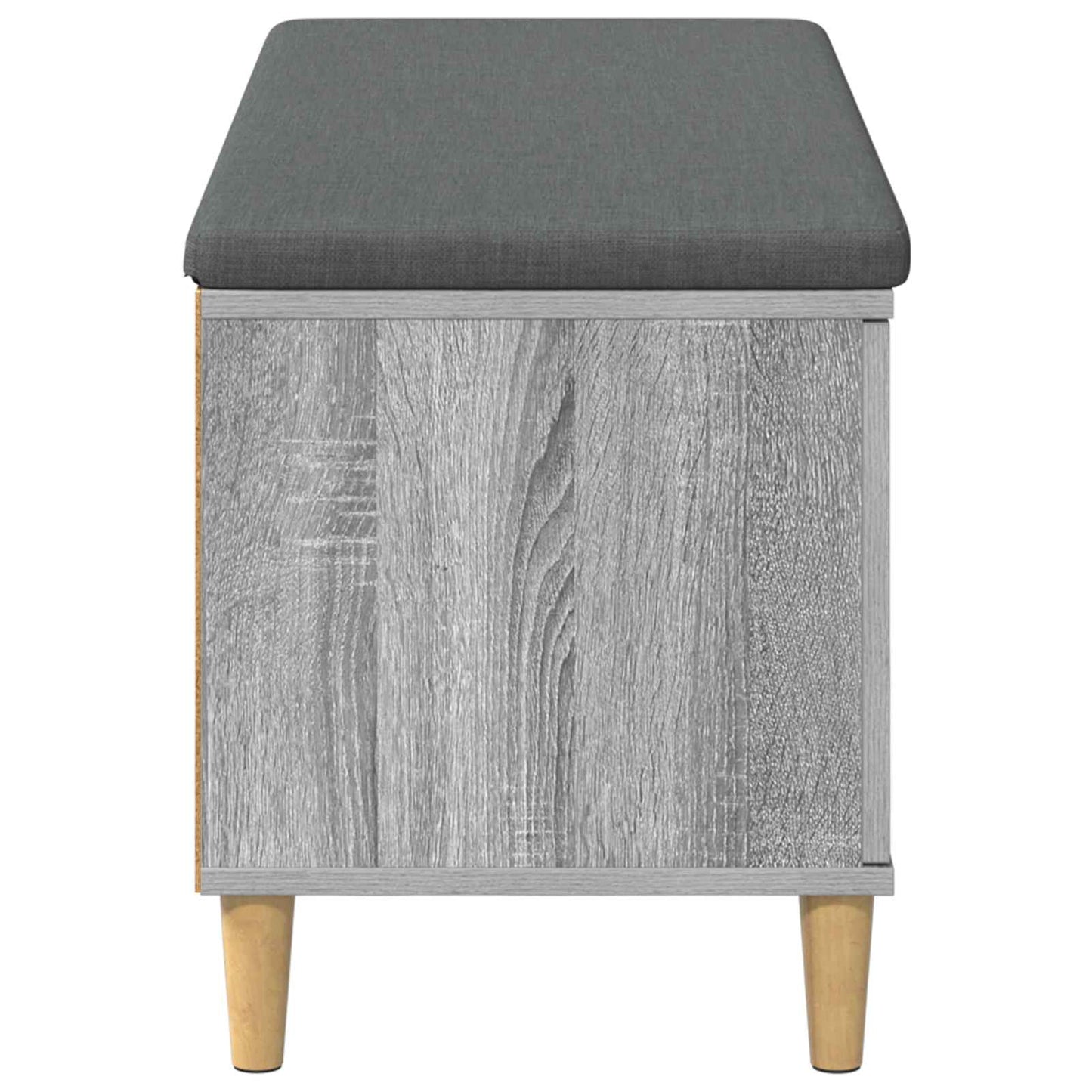 Panca per ingresso con cuscino Sonoma grigia 100 x 38 x 46 cm | homemem39