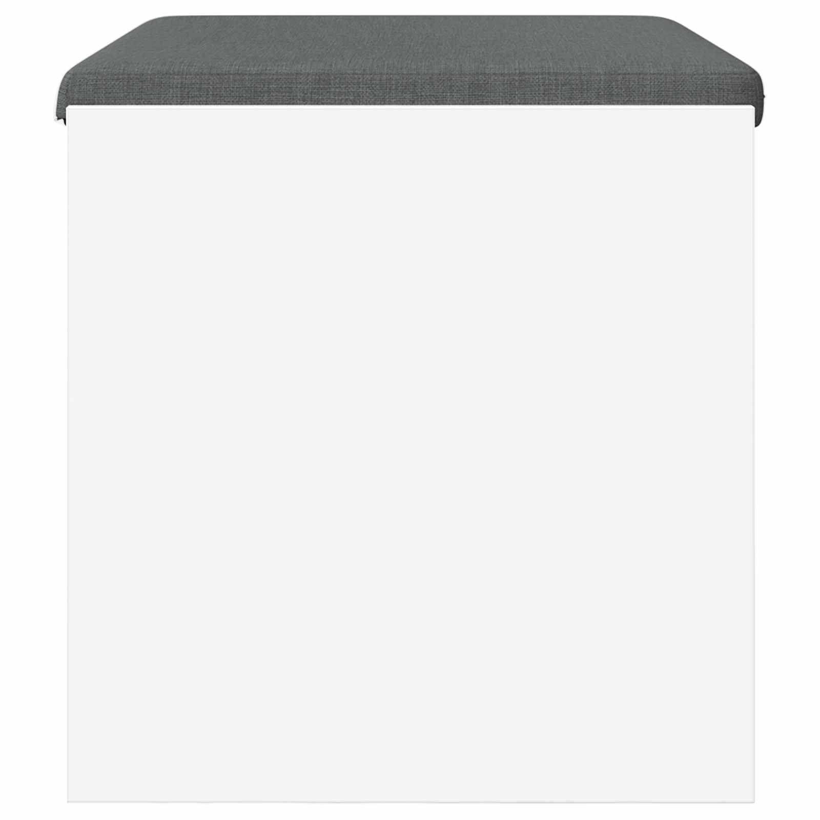 Panca per ingresso con cuscino Bianco 63 x 38 x 40 cm | homemem39