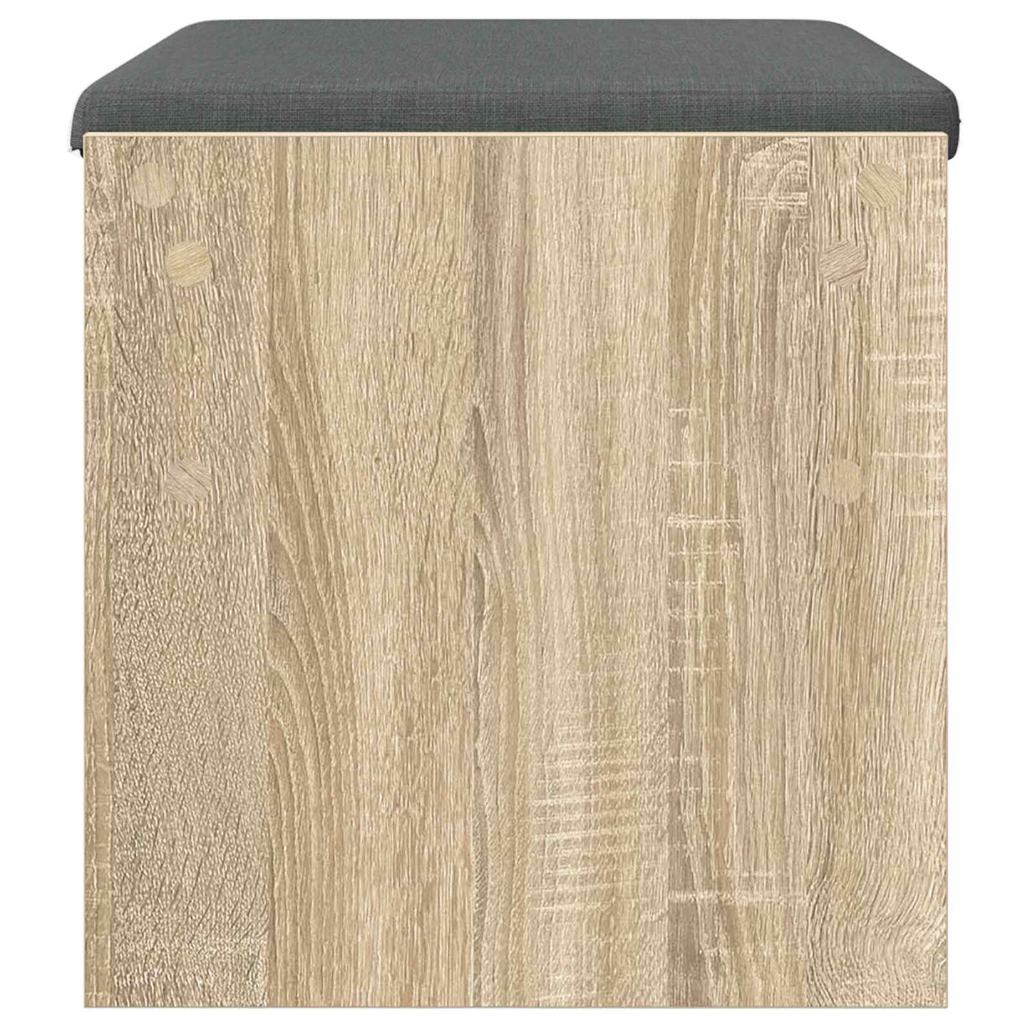 Panca per ingresso con cuscino Rovere Sonoma 63 x 38 x 40 cm | homemem39