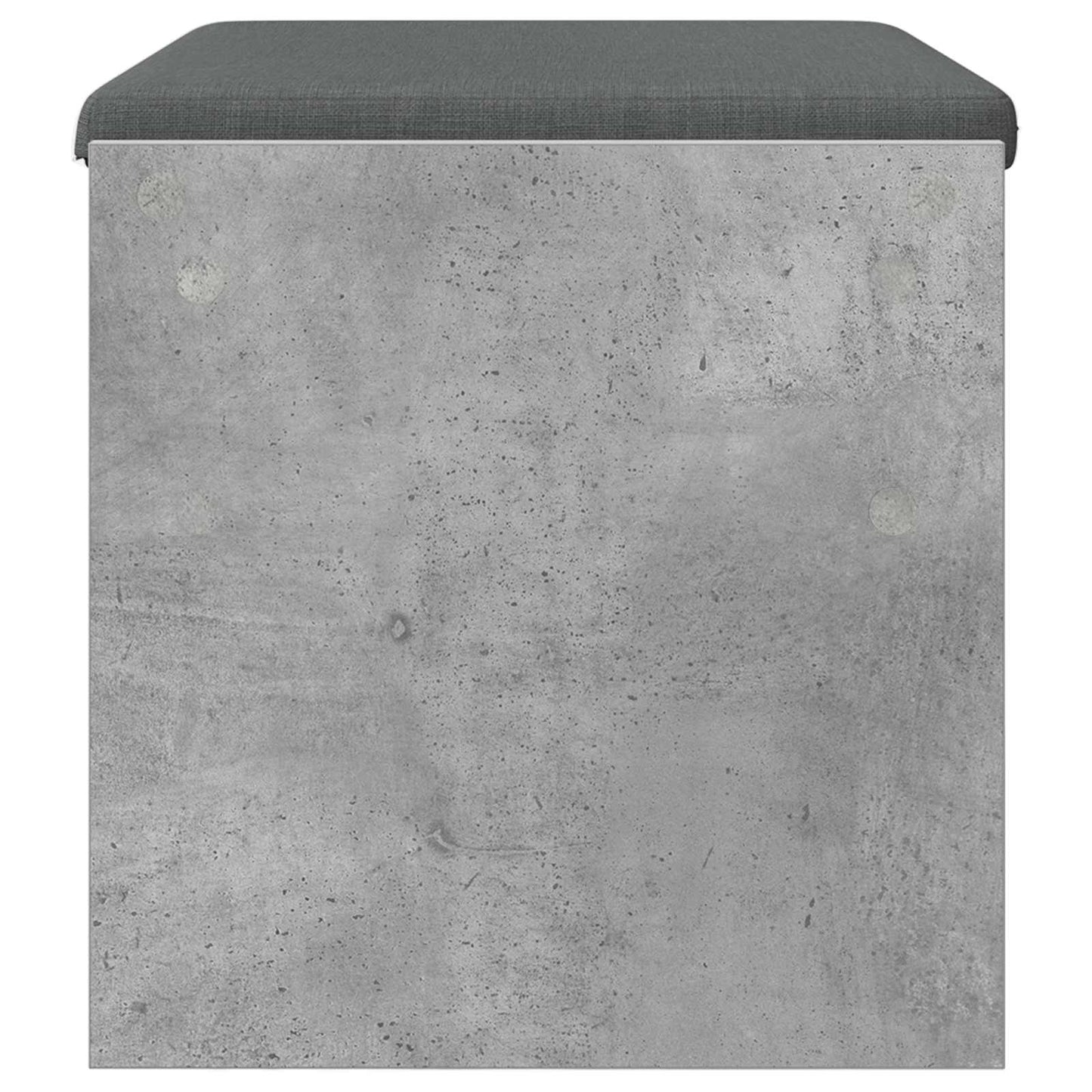 Panca per ingresso con cuscino Grigio cemento 63 x 38 x 40 cm | homemem39