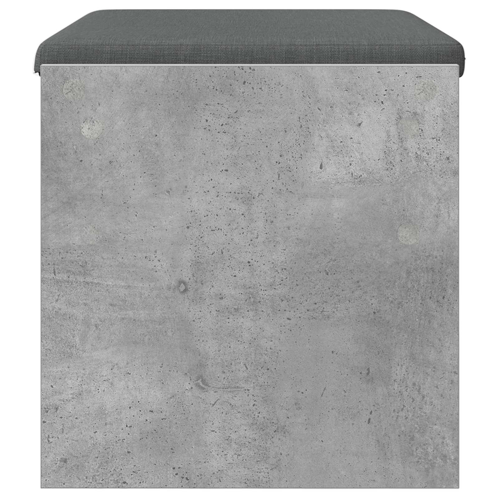 Panca per ingresso con cuscino Grigio cemento 63 x 38 x 40 cm | homemem39