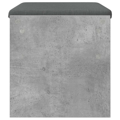 Panca per ingresso con cuscino Grigio cemento 63 x 38 x 40 cm | homemem39