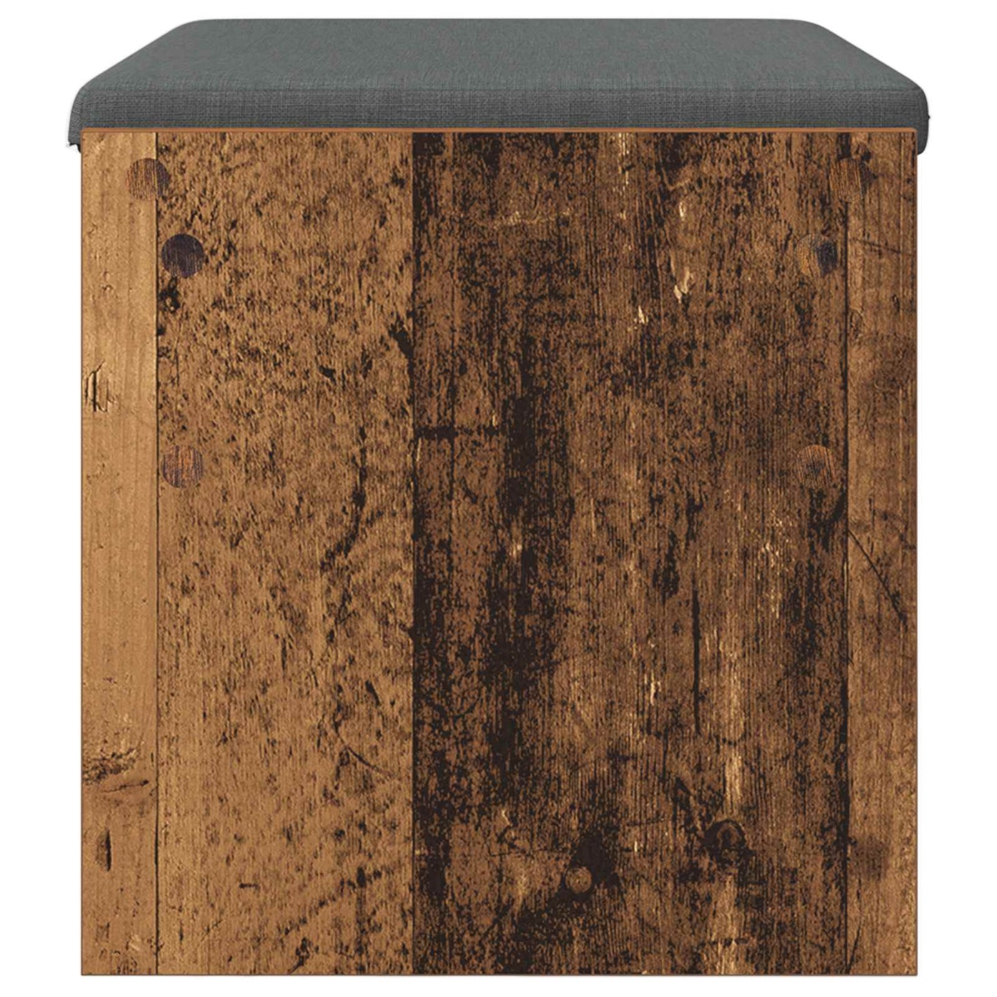 Panca per ingresso con cuscino Legno vecchio 63 x 38 x 40 cm | homemem39