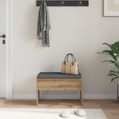 Panca per ingresso Rovere artigianale 63 x 38 x 40 cm | homemem39