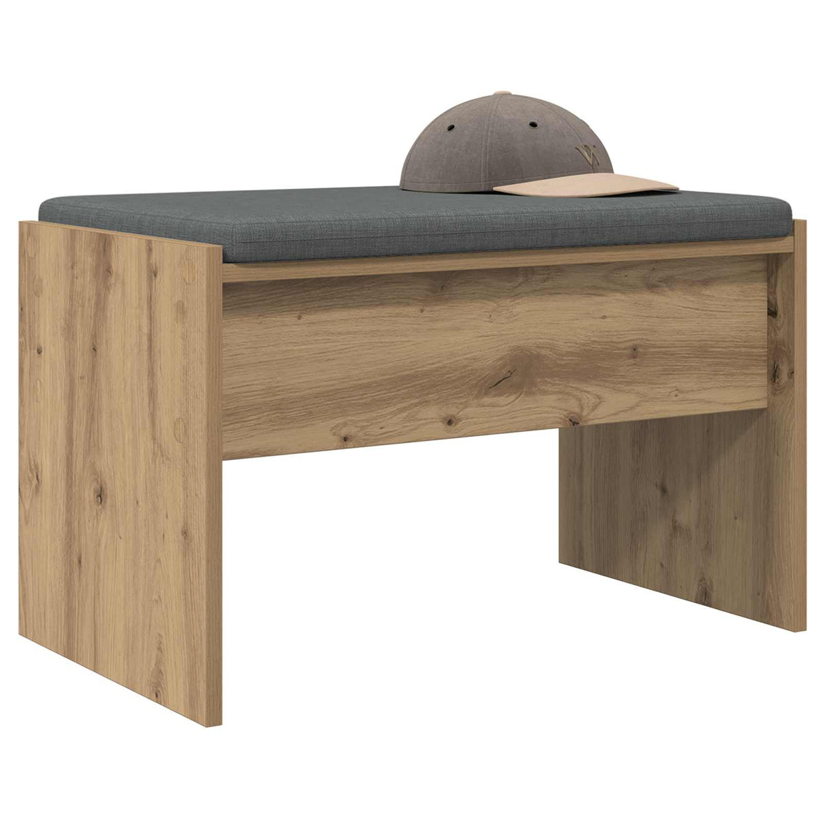 Panca per ingresso Rovere artigianale 63 x 38 x 40 cm - homemem39