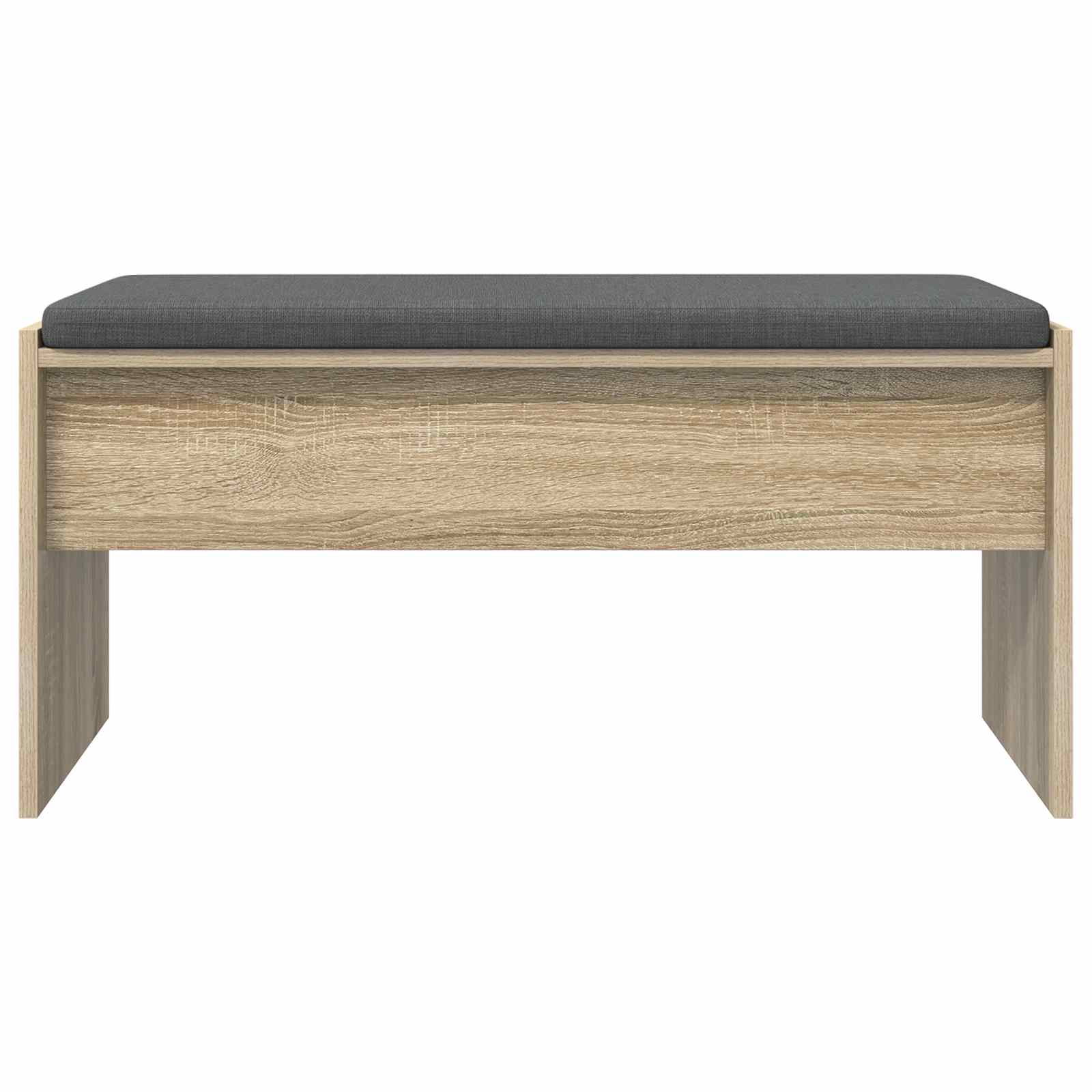 Panca per ingresso con cuscino Rovere Sonoma 83 x 38 x 40 cm | homemem39