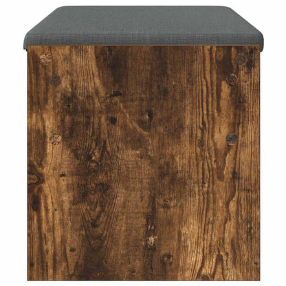 Panca per ingresso con cuscino Rovere fumé 83 x 38 x 40 cm | homemem39
