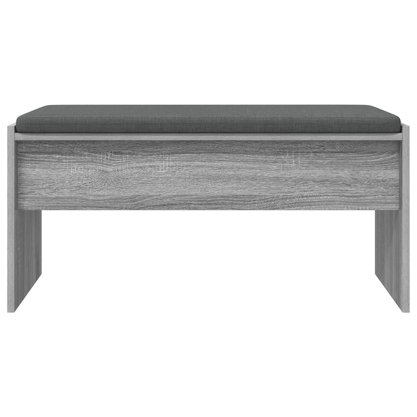 Panca per ingresso con cuscino Grigio Sonoma 83 x 38 x 40 cm | homemem39