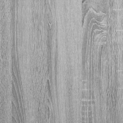 Panca per ingresso con cuscino Grigio Sonoma 83 x 38 x 40 cm