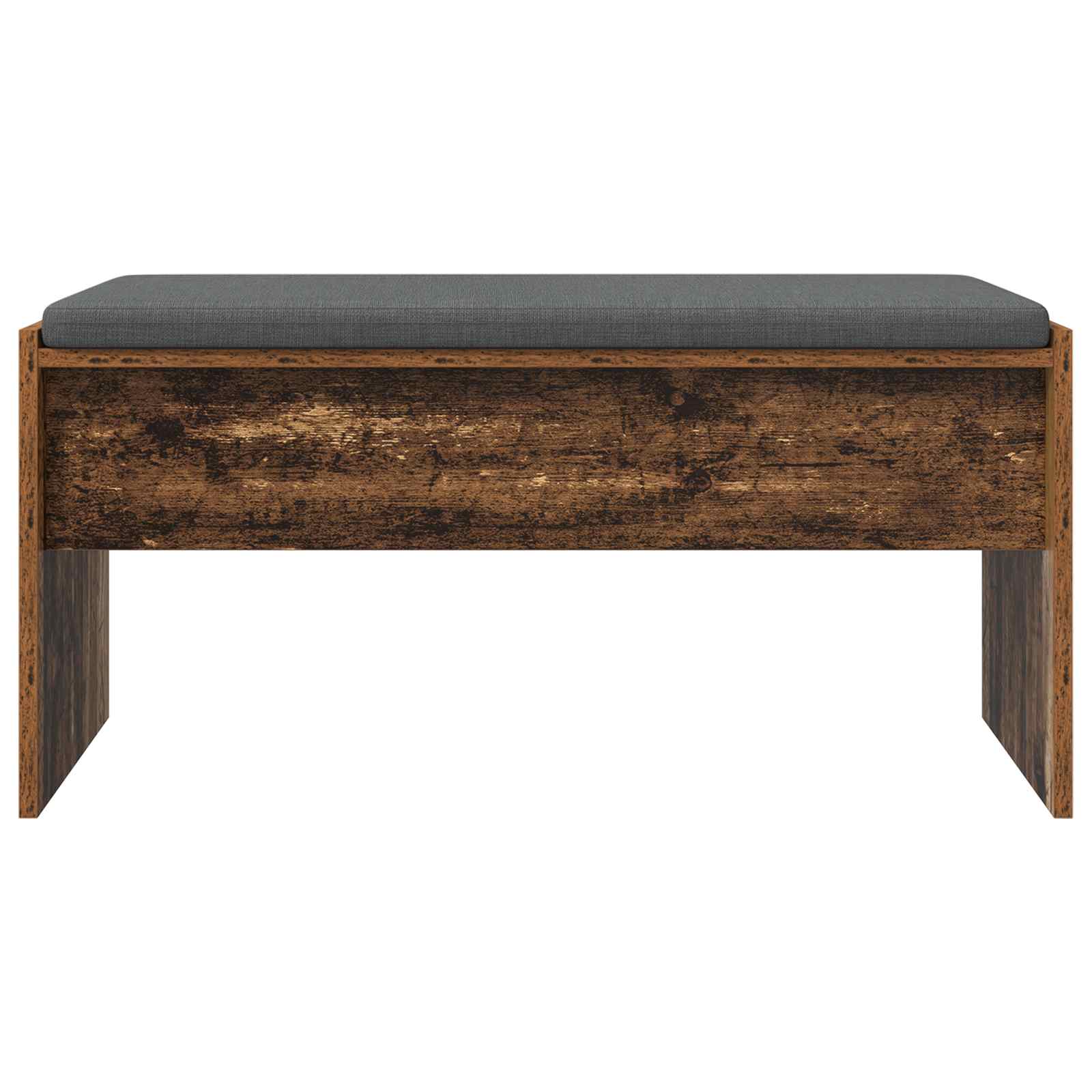 Panca per ingresso con cuscino Legno vecchio 83 x 38 x 40 cm | homemem39